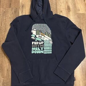 Patagonia Dark Blue Graphic Hoodie